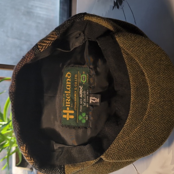 Vintage John Hanly & Co Ltd Plaid Cap XL - Picture 4 of 8